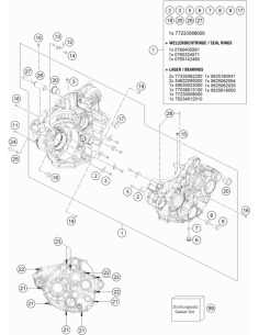 Engine Case Cpl. (KTM/HVA/GG) St:70