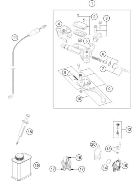 Seal, Slave Cylinder (KTM/HVA/GG)