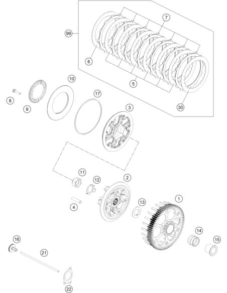 Seal, Slave Cylinder (KTM/HVA/GG)