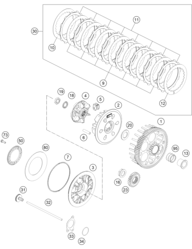 Seal, Slave Cylinder (KTM/HVA/GG)