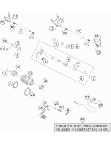 Magnet Bracket Cmpl. (KTM/HVA/GG)