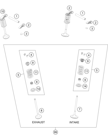 Valve Spring KIT (KTM/HVA/GG)