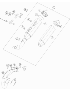 Endcap Cmpl. (KTM/HVA/GG)