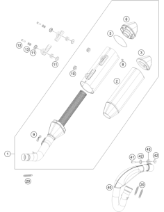 Endcap Cmpl. (KTM/HVA/GG) 2
