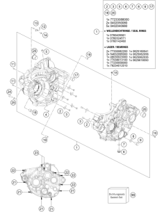 Engine Case Cmpl. (KTM/HVA/GG) St:70