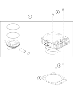 Cylinder Base Gasket (KTM/HVA/GG) St:60