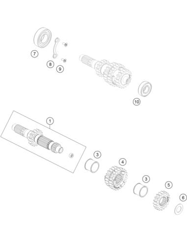 Sliding Gear 3./4. (KTM/HVA/GG)