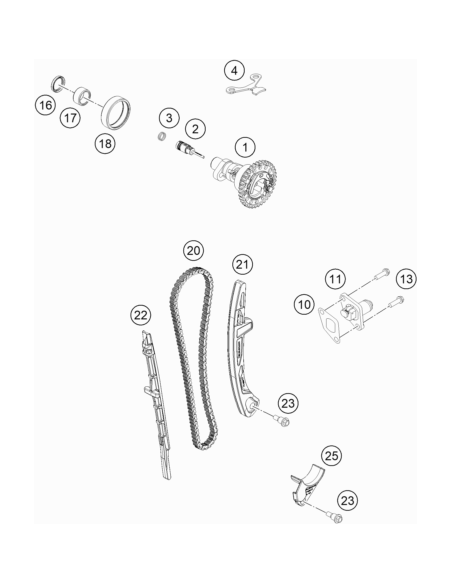 Camshaft Bracket (KTM/HVA/GG)
