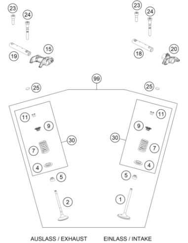 Valve Spring Retainer (KTM/HVA/GG)