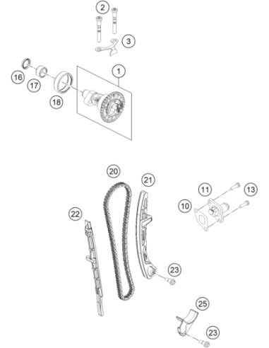 Rocker ARM Shaft Bolt (KTM/HVA/GG)