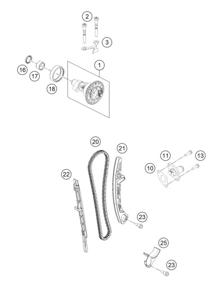 Rocker ARM Shaft Bolt (KTM/HVA/GG)