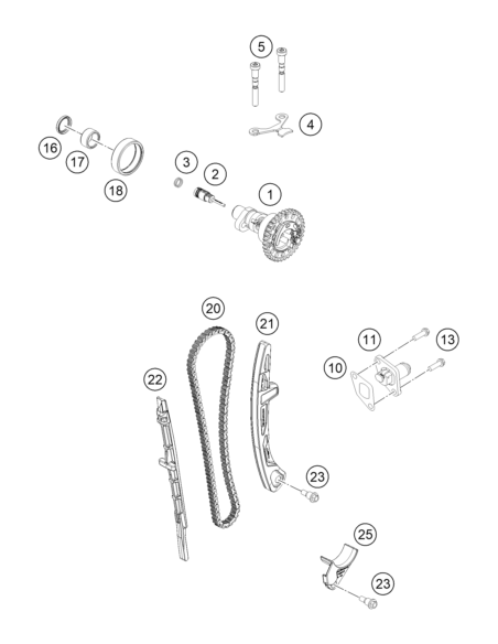 Rocker ARM Shaft Bolt (KTM/HVA/GG)