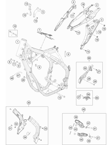 Tank Rest Rubber (KTM/HVA/GG)