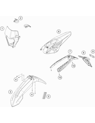 Headlight Shroud (KTM/HVA/GG)