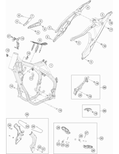 Cable Bracket D8 (KTM/HVA/GG)