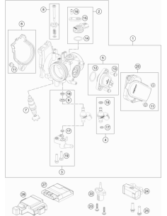 Throttle Body (KTM/HVA/GG) St:70