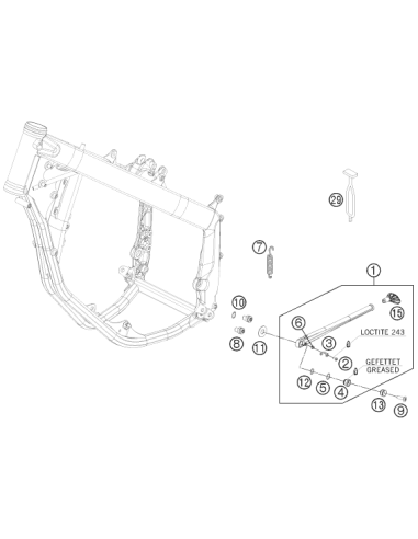 Side Stand Cpl. (WP)