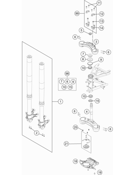 Special Screw M6x15x3 (KTM/HVA/GG)
