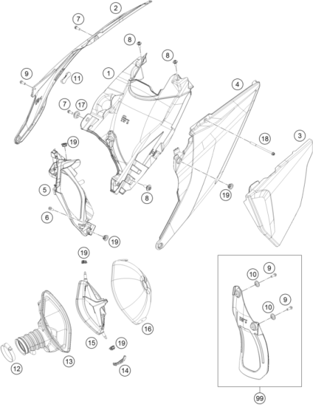 Special Screw M6x15x3 (KTM/HVA/GG)