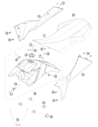 Screw M6x20x5,5 (KTM/HVA/GG)