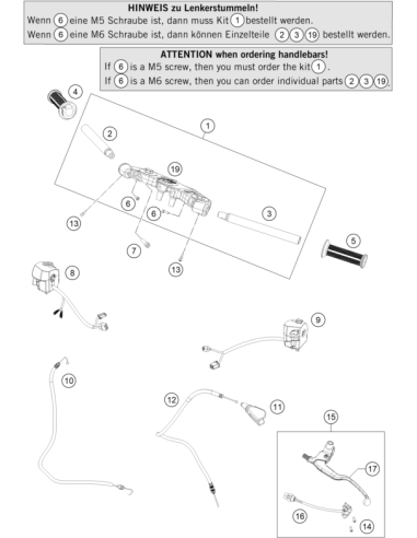 Upper Triple Clamp W Handlebar (KTM/HVA/GG)