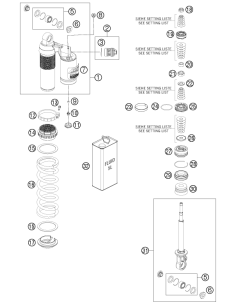 Spring 58/66/74 N/mm SET (WP) 2