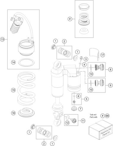 Main Spring (59) 92-130.0 Shock White (WP)