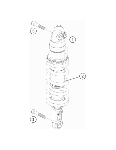 Spring 185mm 75n/mm (61) (WP)