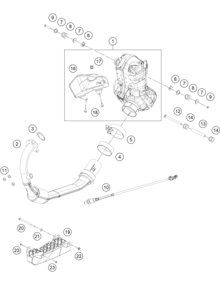 Gasket Exhaust (KTM/HVA/GG)