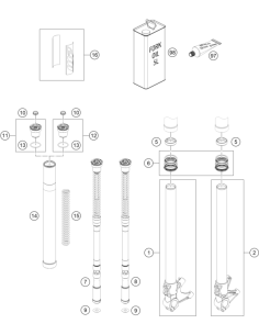 Main Spring (30.5) 10.5-260 Fork (WP)