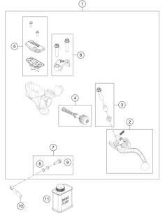 Hand Brake Cylinder (KTM/HVA/GG)