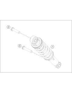 Shock Absorber KTM E25 Mj23 (KTM/HVA/GG)