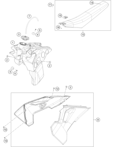 Fuel Tank (KTM/HVA/GG)