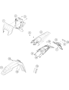 Rear Fender (KTM/HVA/GG)