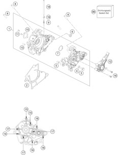 Juego de Juntas de Motor Original KTM SX 50 2024- +...