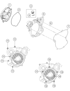 Outer Clutch Cover (KTM/HVA/GG)
