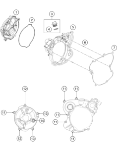 Outer Clutch Cover (KTM/HVA/GG)