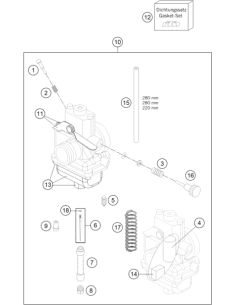 Carburetor Cover (KTM/HVA/GG)