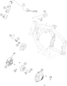 Bobina de Encendido Original KTM SX 65 2024- + SX 85...