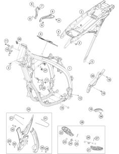 Engine Brace Right (KTM/HVA/GG) 2