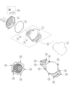 Clutch Cover Gasket, External (KTM/HVA/GG)