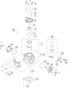 Gasket, Control LID Left (KTM/HVA/GG)