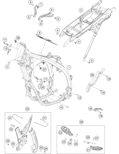 Frame (KTM/HVA/GG)
