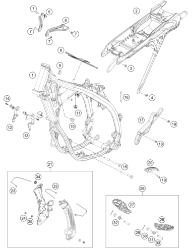 Front Sprocket Cover (KTM/HVA/GG)