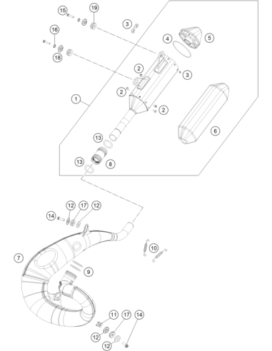 Escape GasGas EC 250/300 2024- + KTM EXC...