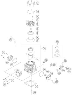 Cylinder Base Gasket (KTM/HVA/GG)