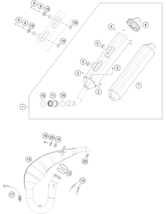 Exhaust Manifold With Catalyst (KTM/HVA/GG)
