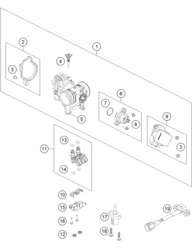 Injector Fuel Rail (KTM/HVA/GG)