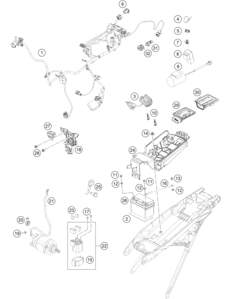Crank Case Pressure Sensor (KTM/HVA/GG)
