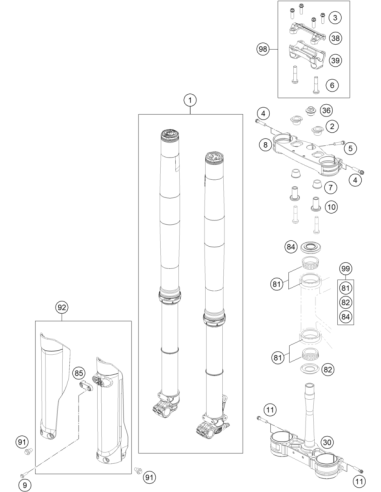 Fork Protector KIT MX 2023 (KTM/HVA/GG)